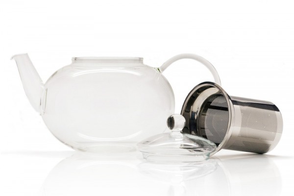 Glas-Teekanne